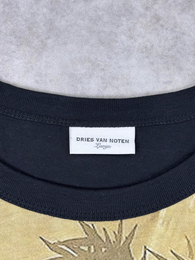 SS2020 Dries Van Noten Black Print Tiger T-shirt  FAynPIR 6