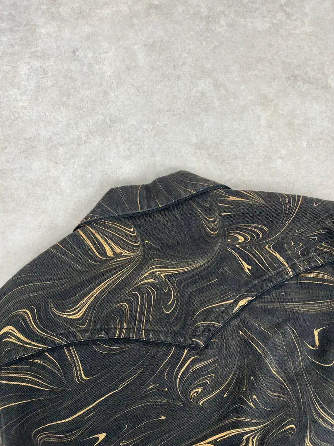 Dries Van Noten Marble Effect Black Jacket aoVcyCa 8