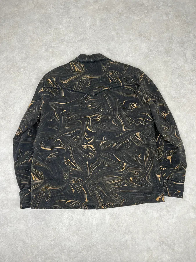 Dries Van Noten Marble Effect Black Jacket aoVcyCa 6