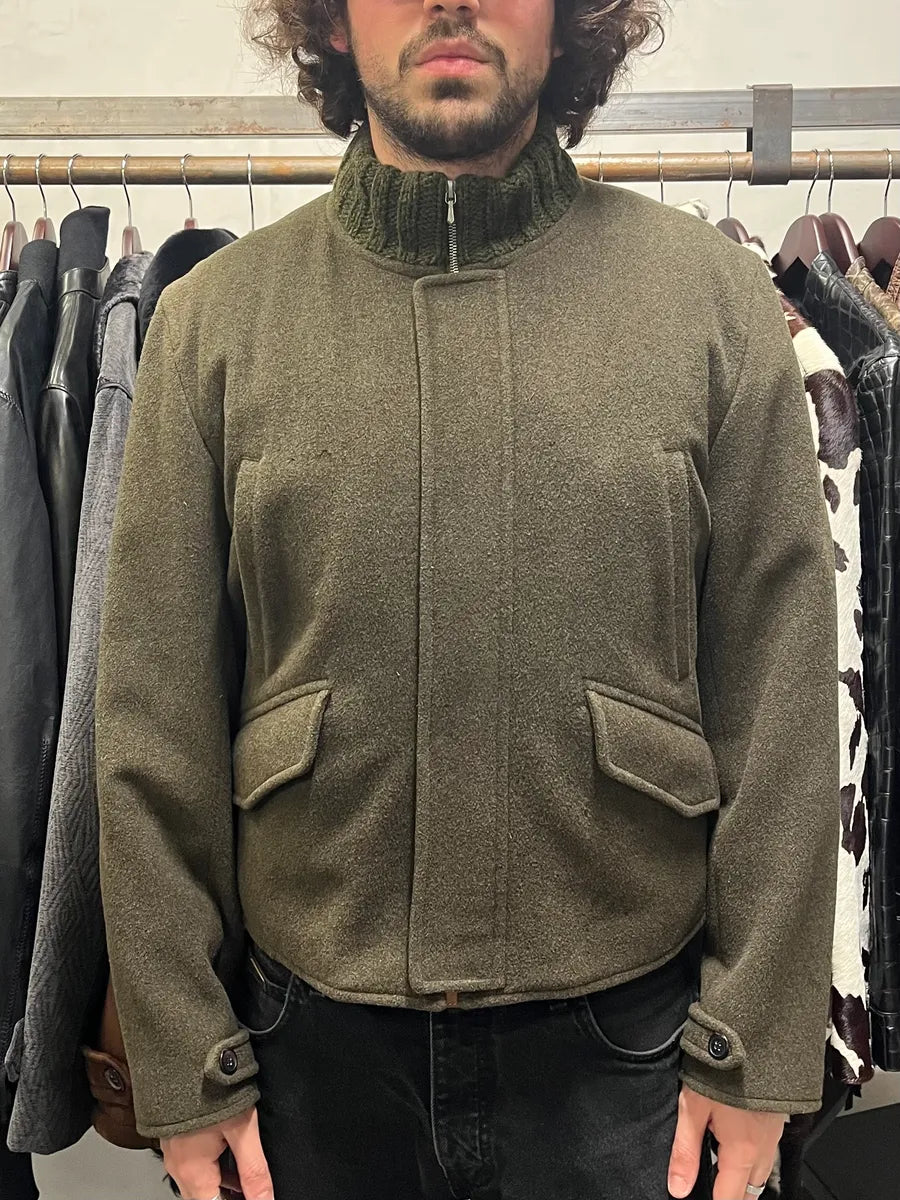 Dries Van Noten Military Green Wool Jacket vEvUFZL 1