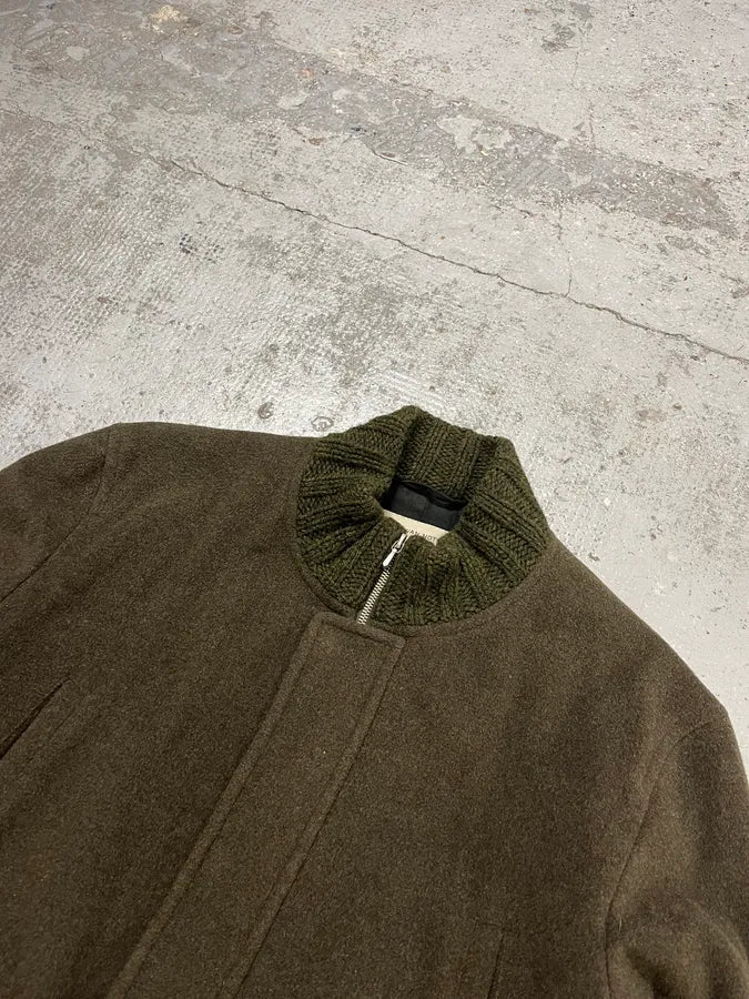 Dries Van Noten Military Green Wool Jacket vEvUFZL 4