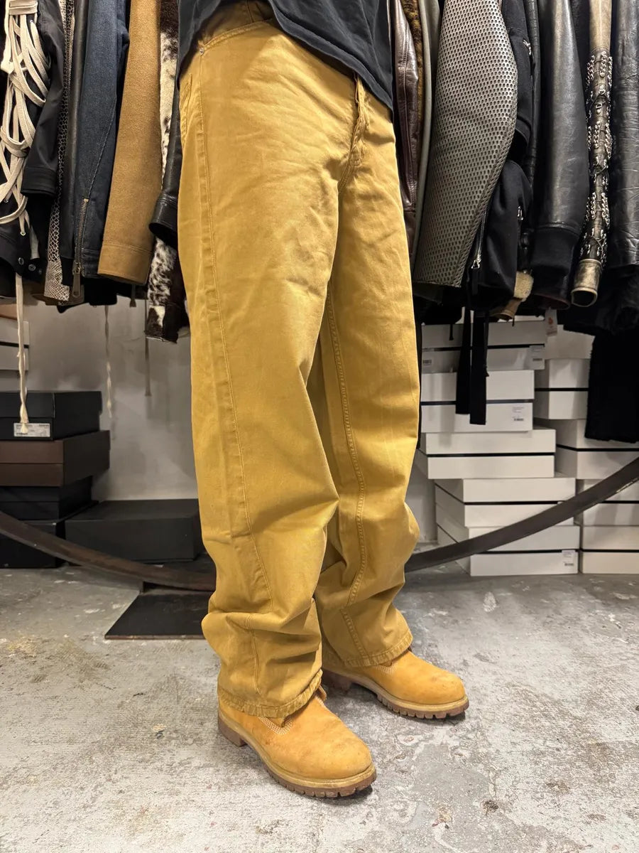 Dries Van Noten Mustard Yellow Pants cuMyYbY 1