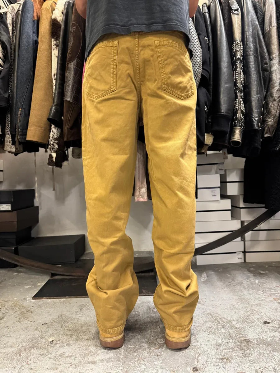 Dries Van Noten Mustard Yellow Pants cuMyYbY 3