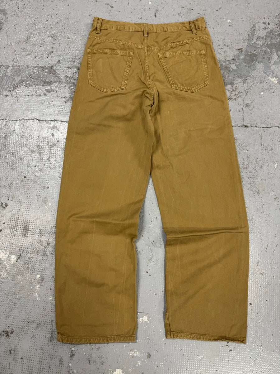 Dries Van Noten Mustard Yellow Pants cuMyYbY 4