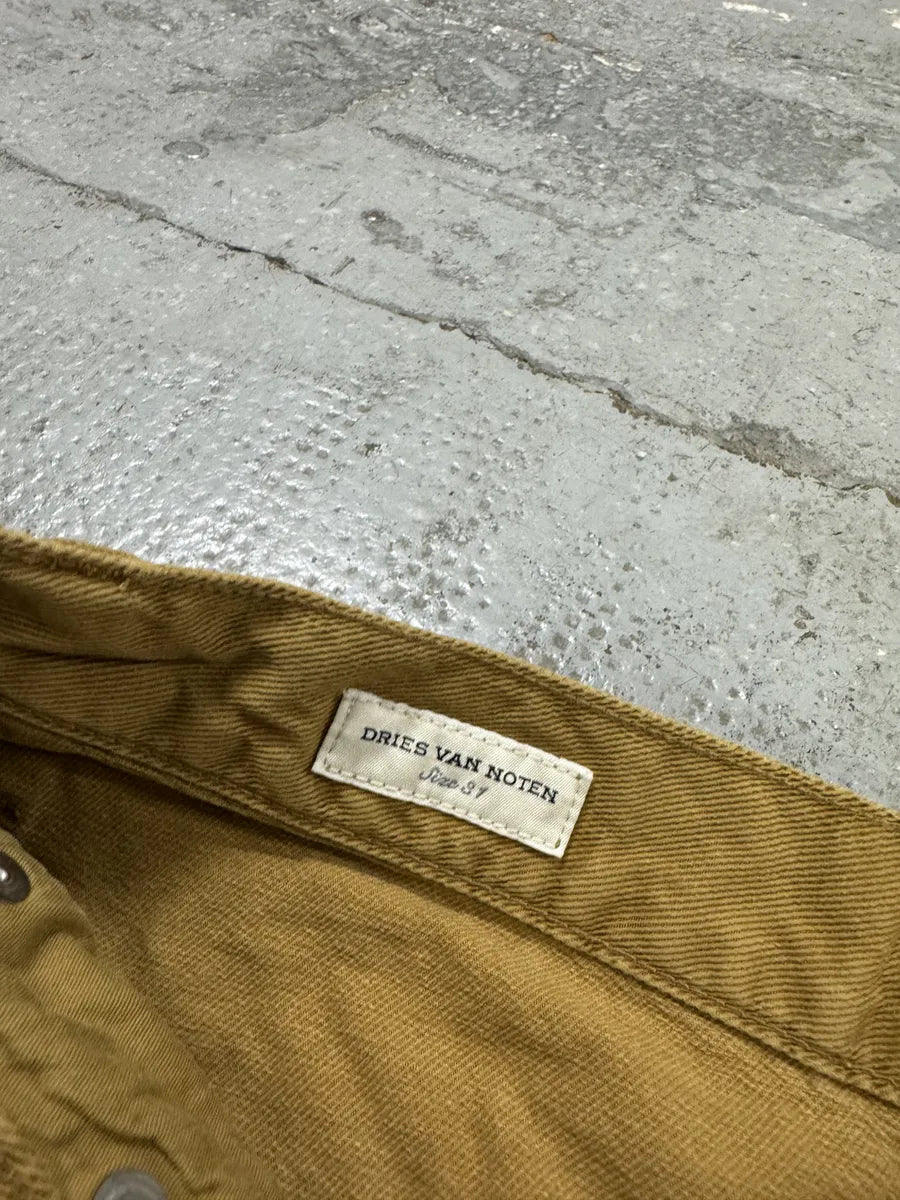 Dries Van Noten Mustard Yellow Pants cuMyYbY 8