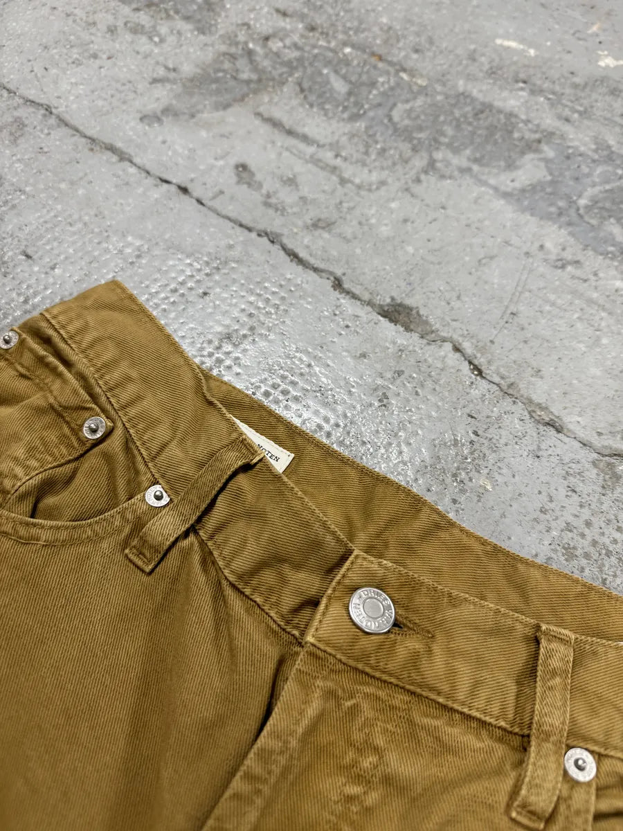 Dries Van Noten Mustard Yellow Pants cuMyYbY 9