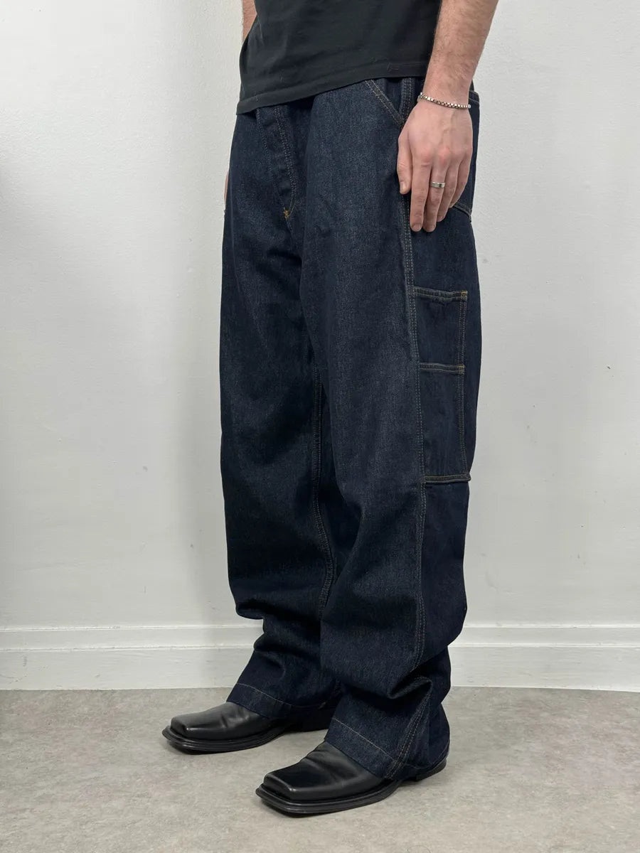 Dries Van Noten Navy Brut Denim Carpenter Jeans CwpruuI 0