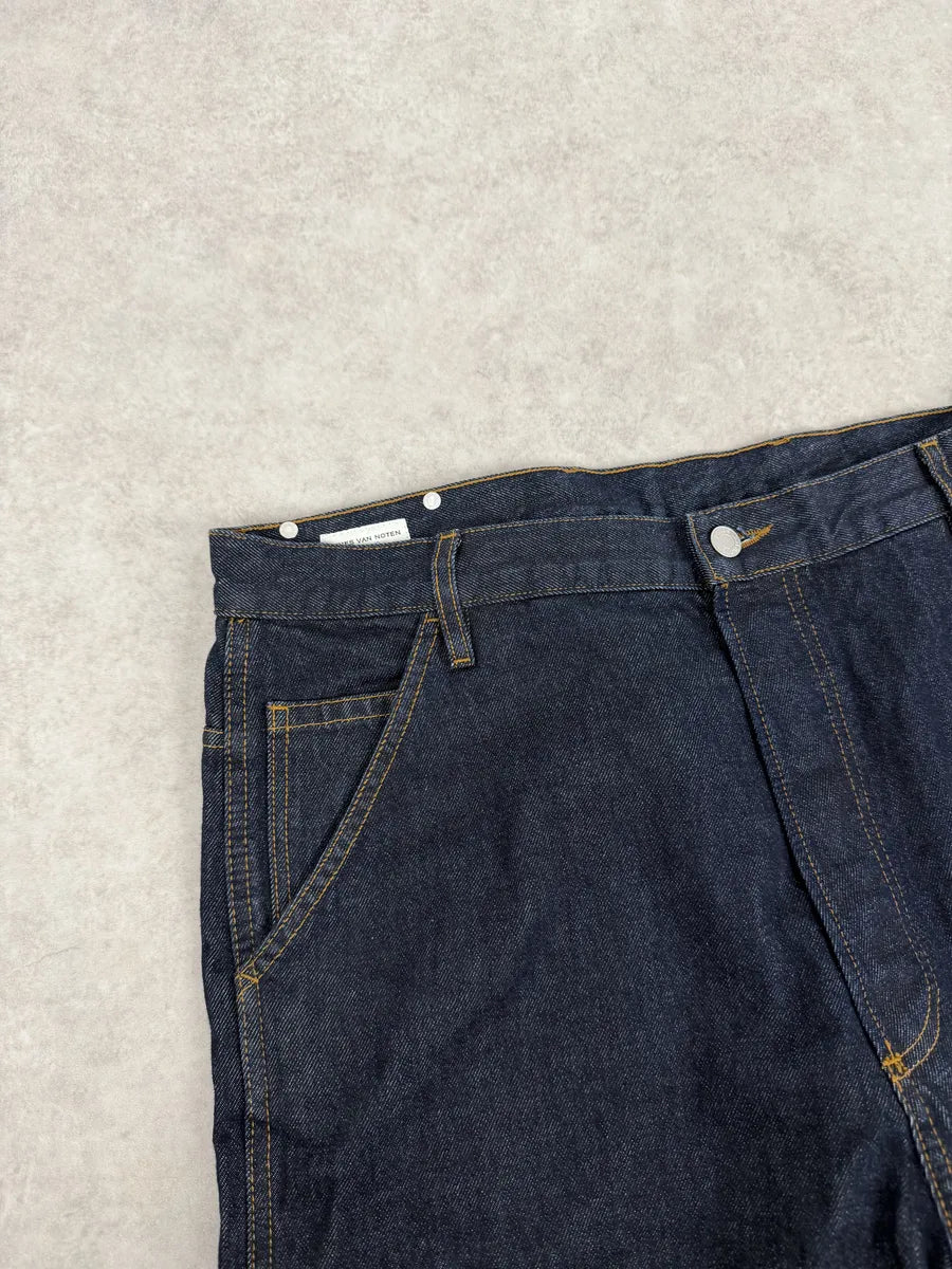 Dries Van Noten Navy Brut Denim Carpenter Jeans CwpruuI 11