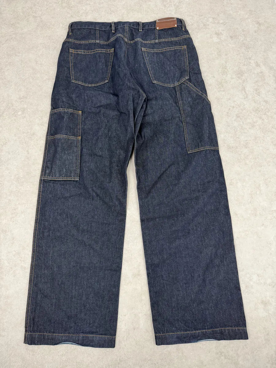 Dries Van Noten Navy Brut Denim Carpenter Jeans CwpruuI 3