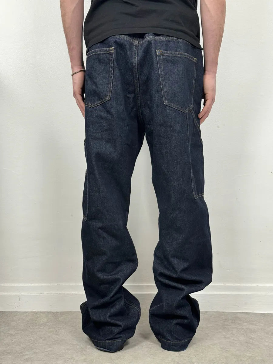 Dries Van Noten Navy Brut Denim Carpenter Jeans CwpruuI 4
