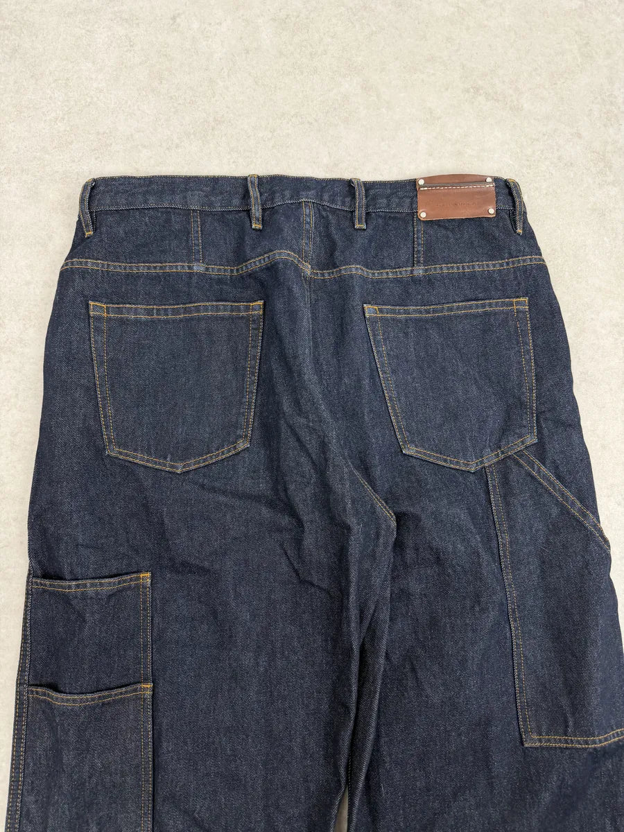 Dries Van Noten Navy Brut Denim Carpenter Jeans CwpruuI 7