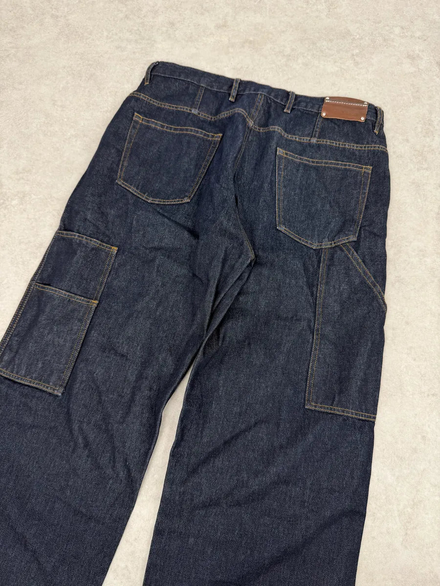 Dries Van Noten Navy Brut Denim Carpenter Jeans CwpruuI 8