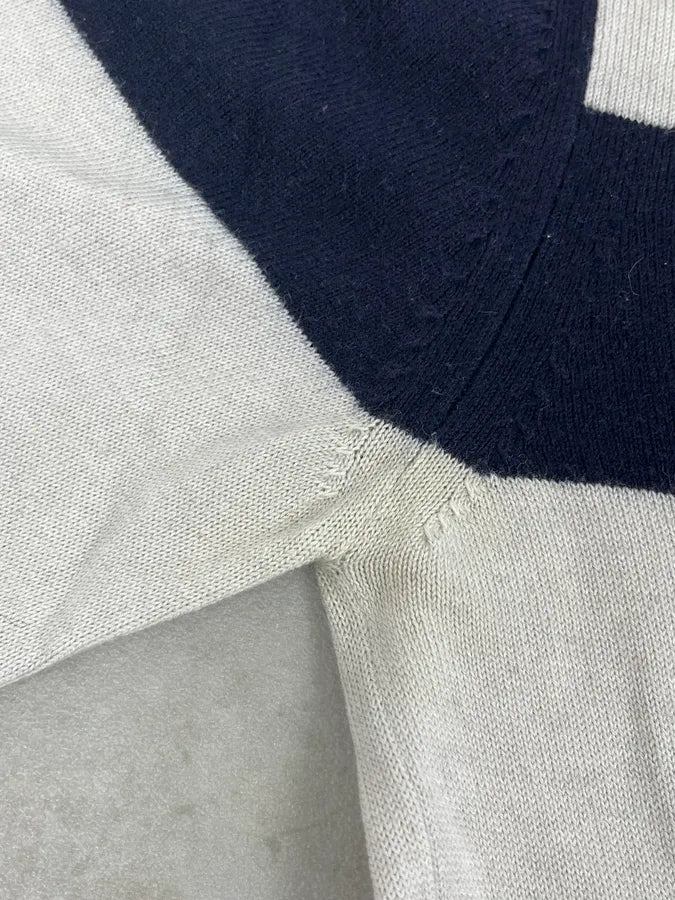 Dries Van Noten Navy & White Striped Sweater XLCXtCb 10
