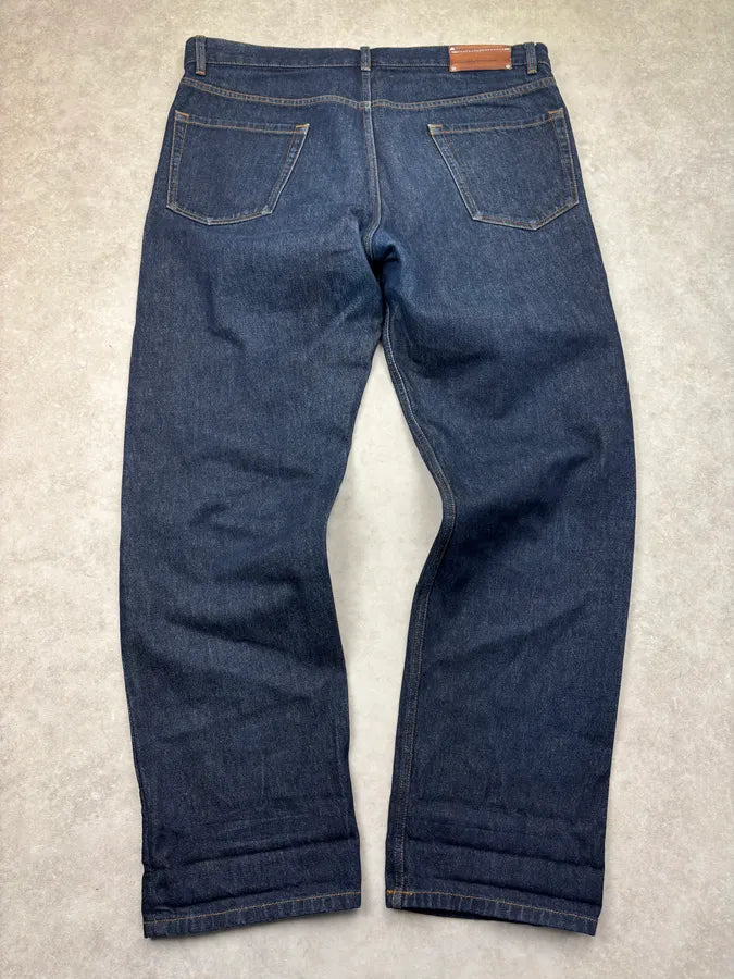 Dries Van Noten Navy Brut Denim Jeans QfiyLzV 5