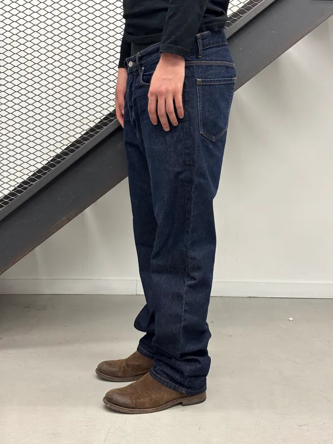 Dries Van Noten Navy Brut Denim Jeans QfiyLzV 2