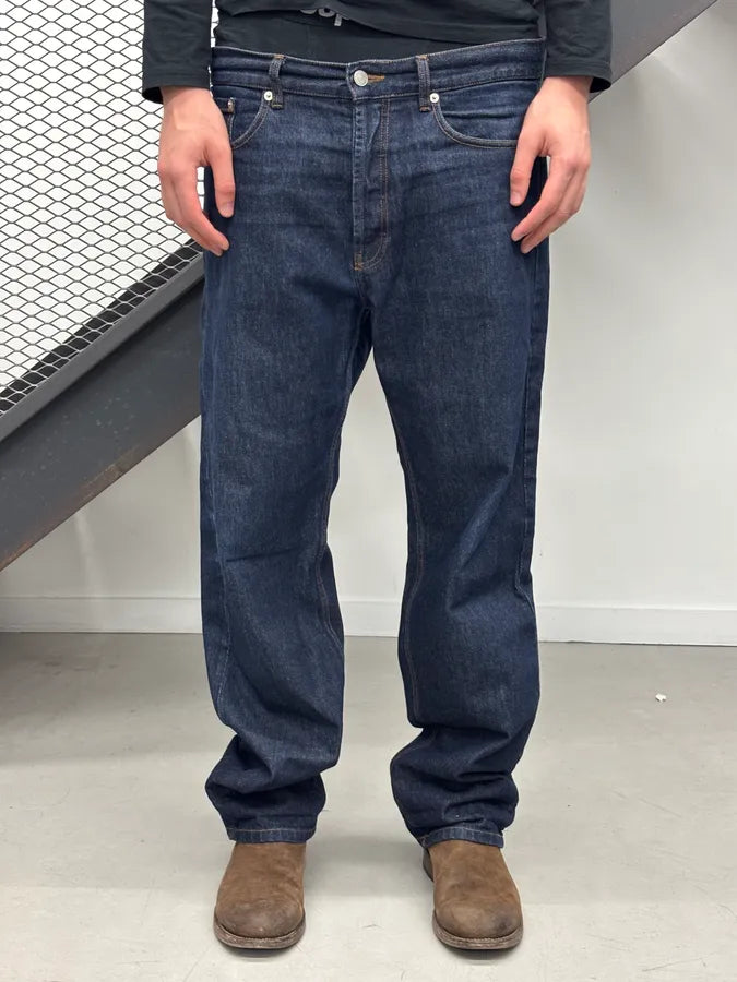 Dries Van Noten Navy Brut Denim Jeans QfiyLzV 1