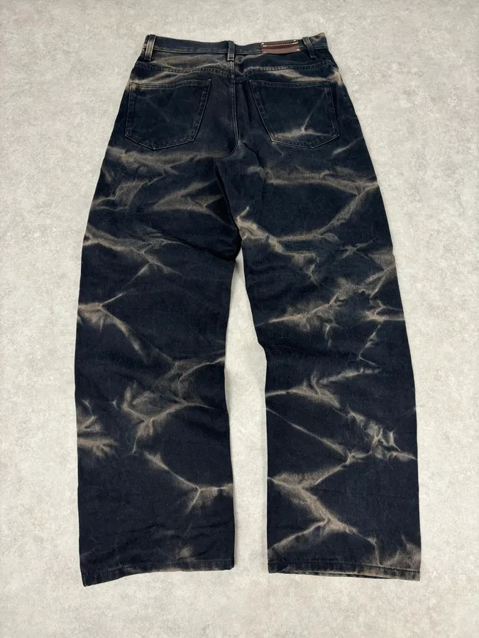 Dries Van Noten Navy Denim Tie-Dye Relaxed Jeans eoSywvS 5