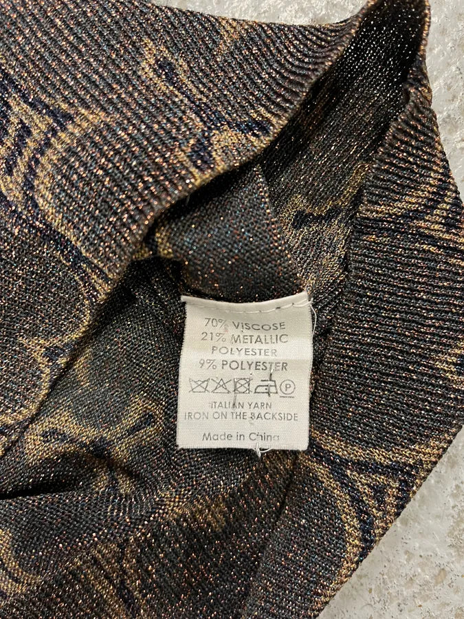 Dries Van Noten Navy Flowers Sweater (S) 7