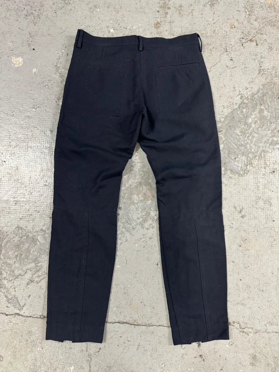 Dries Van Noten Navy Full Zip Tactical Pants zCaJKBZ 6
