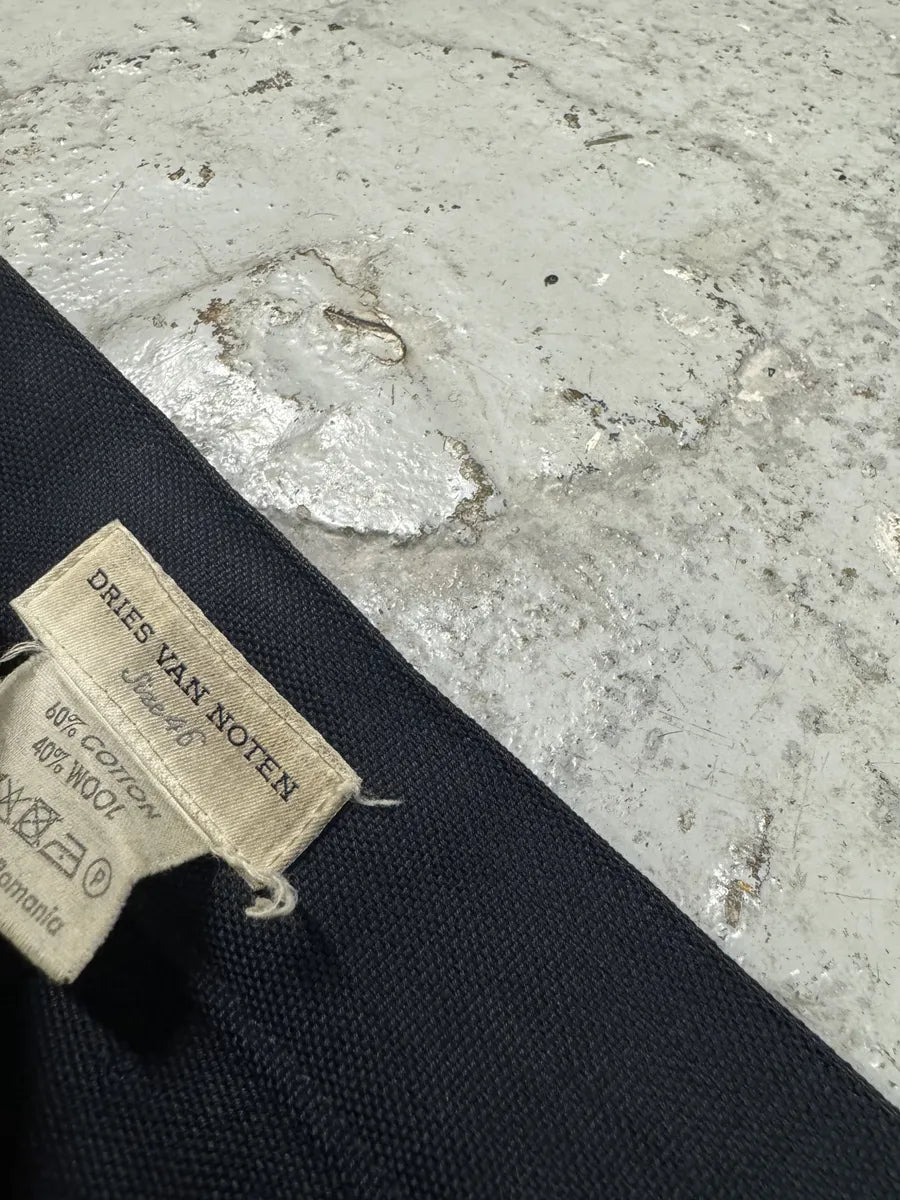 Dries Van Noten Navy Full Zip Tactical Pants zCaJKBZ 7