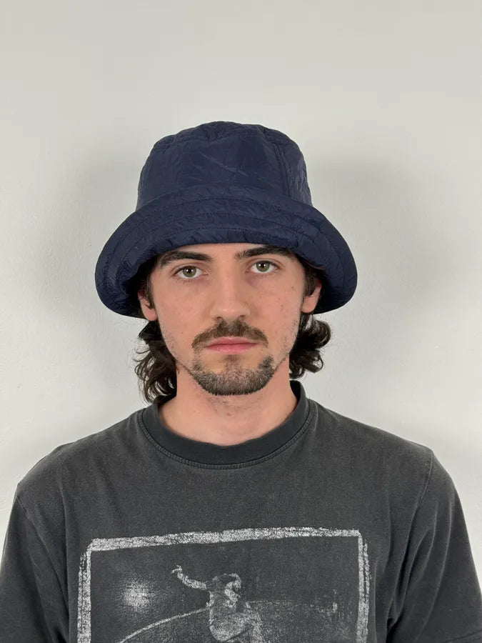 Dries van Noten Navy Nylon Bucket Hat EVDkyuT 1