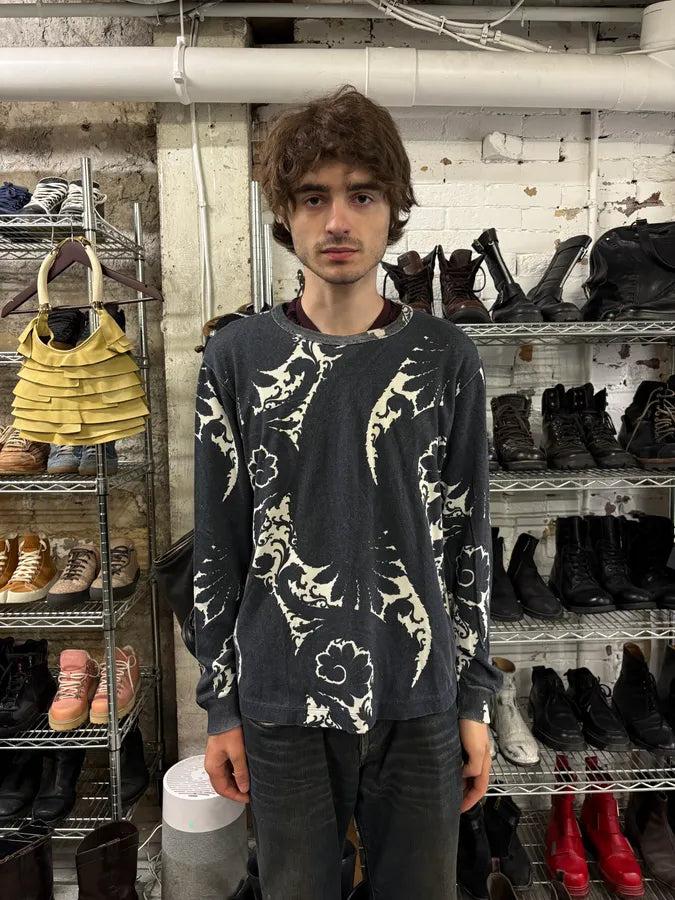 Dries Van Noten Navy Presley Sweater (S/M) DBEPFqZ 1