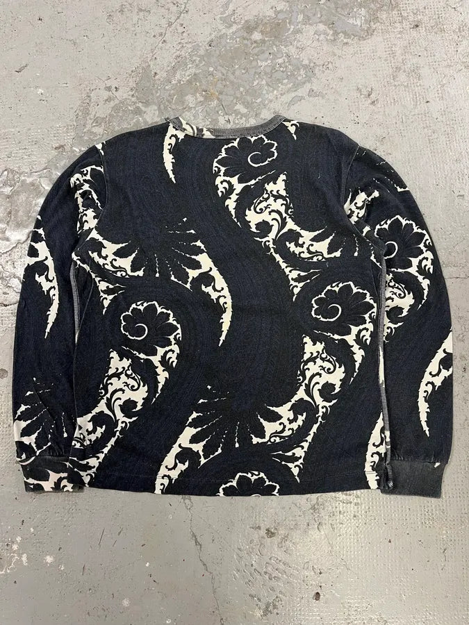 Dries Van Noten Navy Presley Sweater (S/M) DBEPFqZ 5