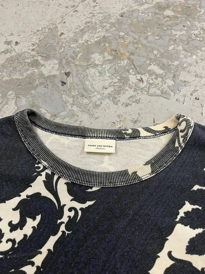 Dries Van Noten Navy Presley Sweater (S/M) DBEPFqZ 6