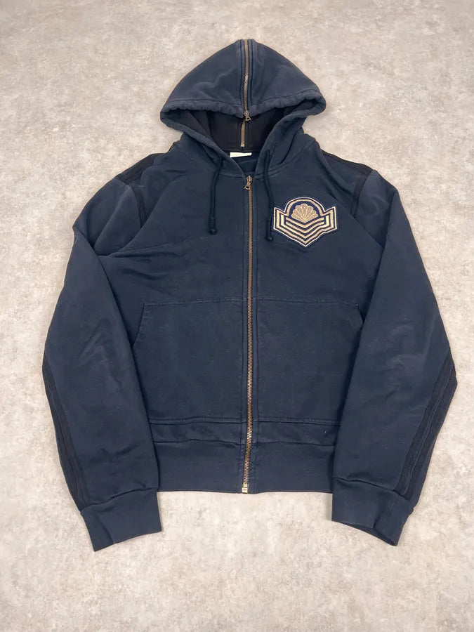 Dries Van Noten Navy Sergent Zip-up Hoodie XHqzMCf 3