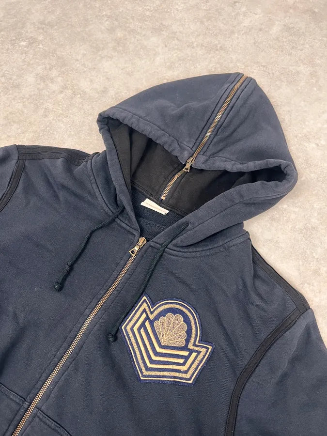 Dries Van Noten Navy Sergent Zip-up Hoodie XHqzMCf 4