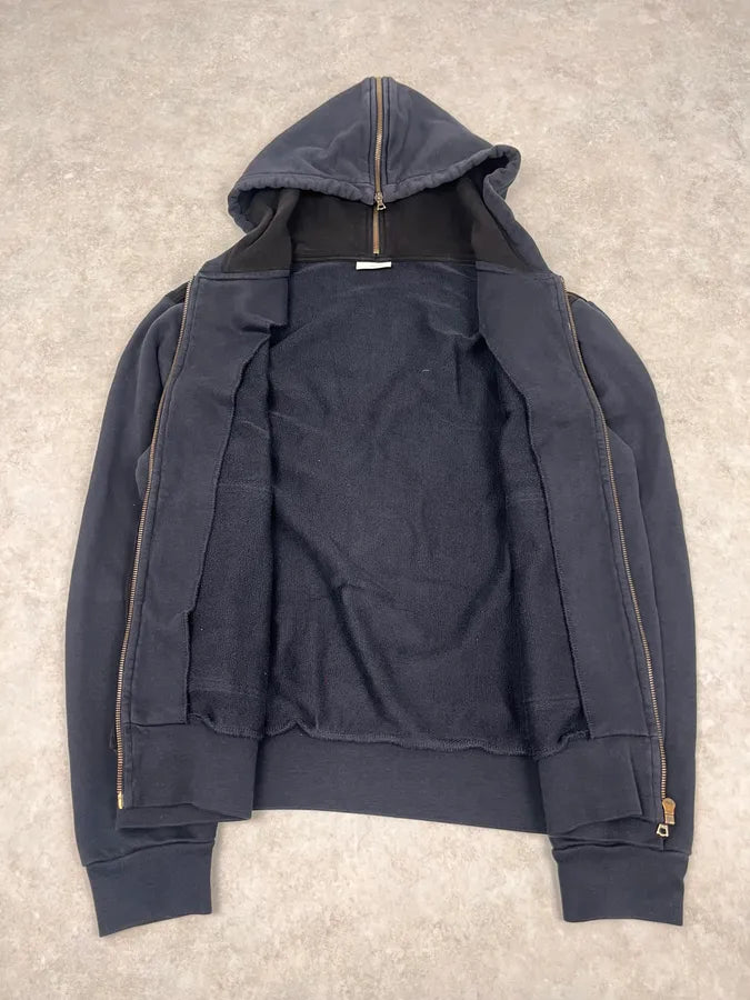 Dries Van Noten Navy Sergent Zip-up Hoodie XHqzMCf 7