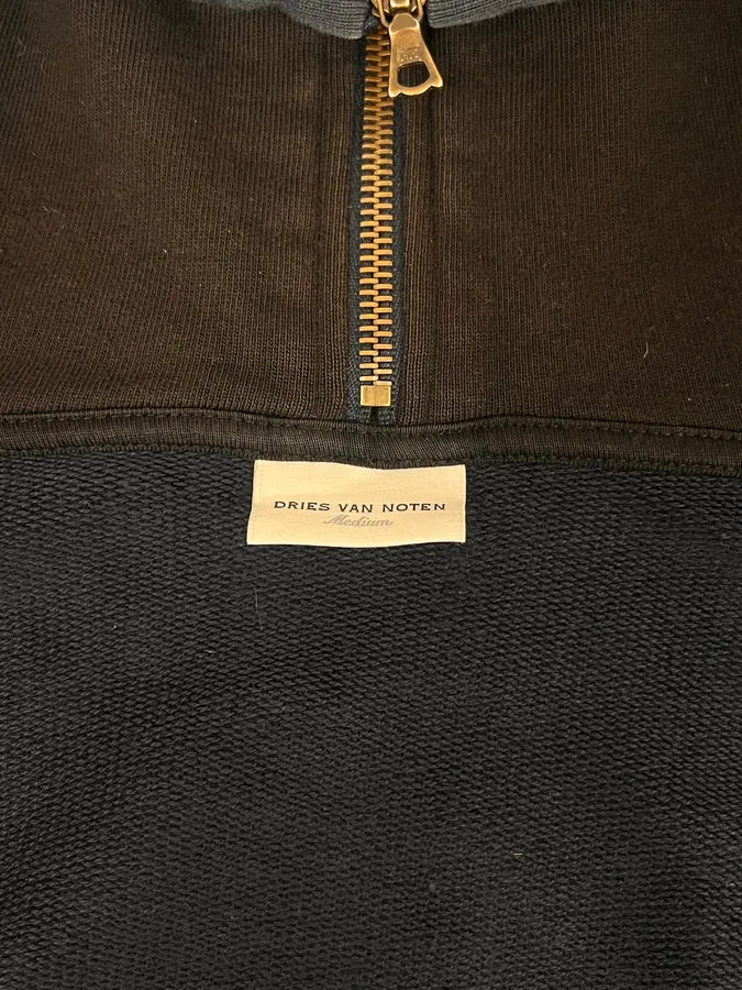 Dries Van Noten Navy Sergent Zip-up Hoodie XHqzMCf 8