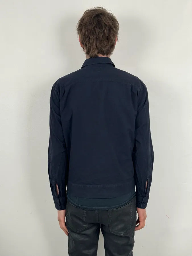 Dries Van Noten Navy Tactical Pockets Shirt bumdcTQ 2