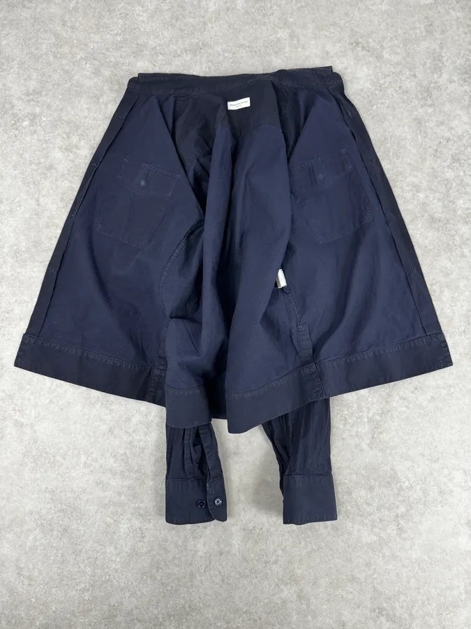 Dries Van Noten Navy Tactical Pockets Shirt bumdcTQ 6