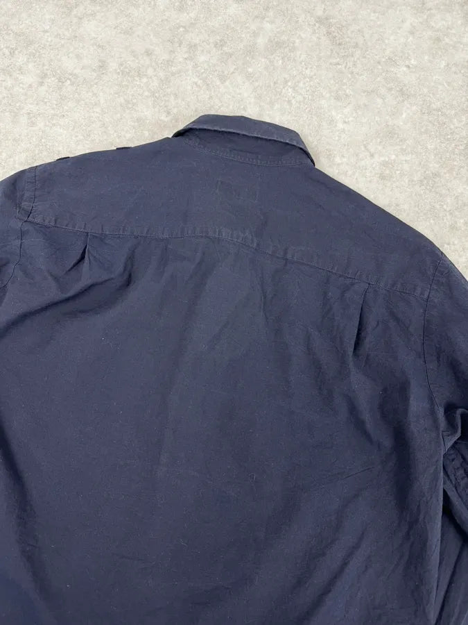 Dries Van Noten Navy Tactical Pockets Shirt bumdcTQ 5