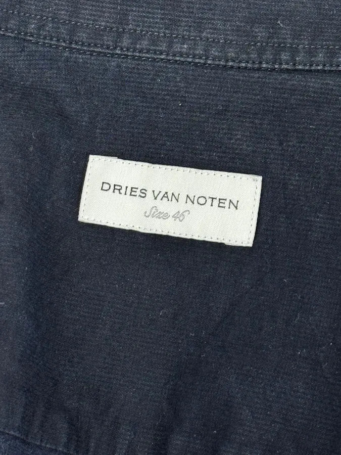 Dries Van Noten Navy Tactical Pockets Shirt bumdcTQ 10