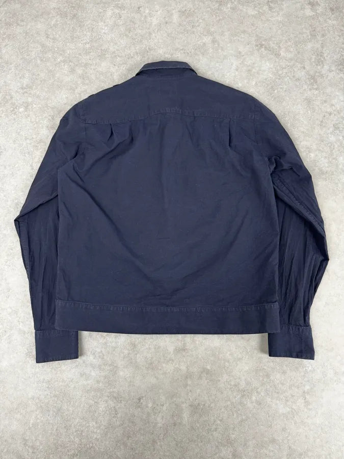 Dries Van Noten Navy Tactical Pockets Shirt bumdcTQ 3
