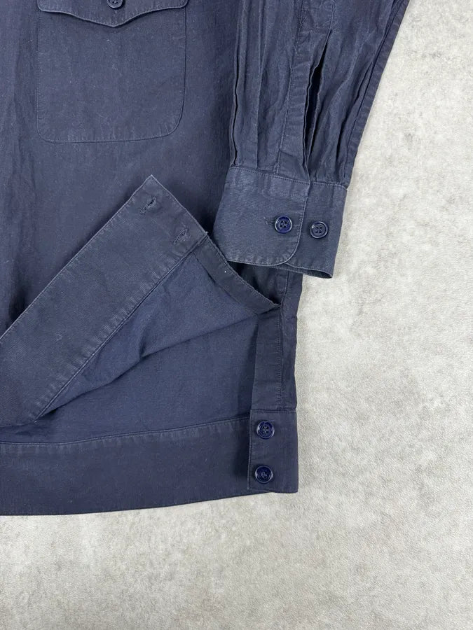 Dries Van Noten Navy Tactical Pockets Shirt bumdcTQ 7