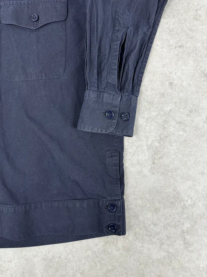 Dries Van Noten Navy Tactical Pockets Shirt bumdcTQ 8