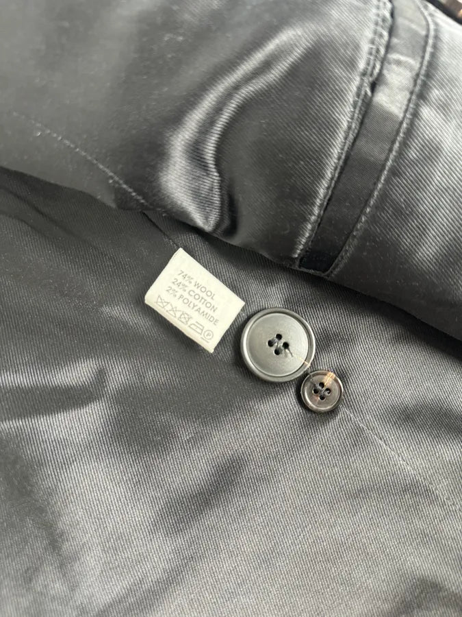 Dries Van Noten Navy Wool Caban Officer Jacket vBlpTlm 8