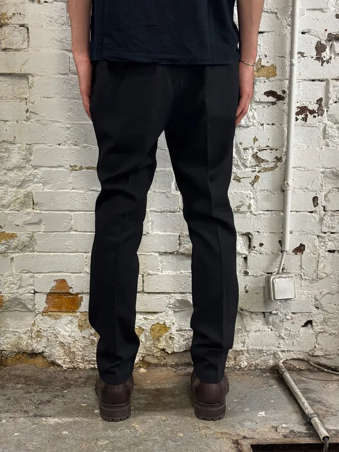 Dries Van Noten Navy Wool Slim Pants niEmjcG 3