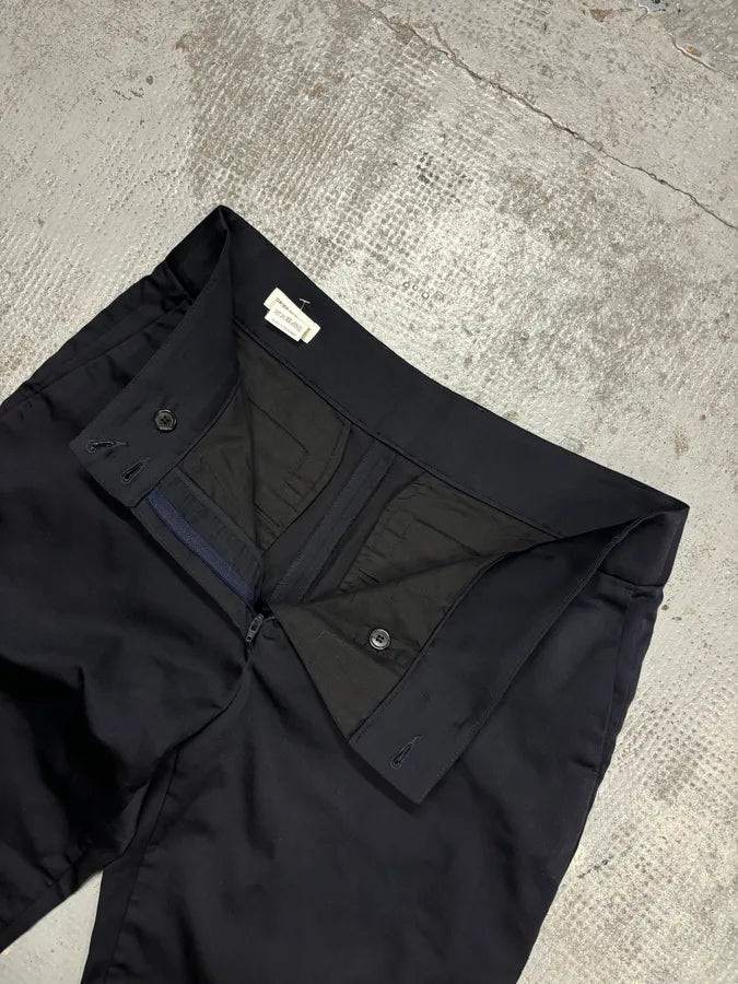 Dries Van Noten Navy Wool Slim Pants niEmjcG 8