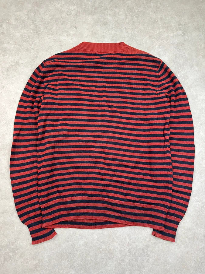 Dries Van Noten Orange& Blue Striped Sweater ybFvvBT 3