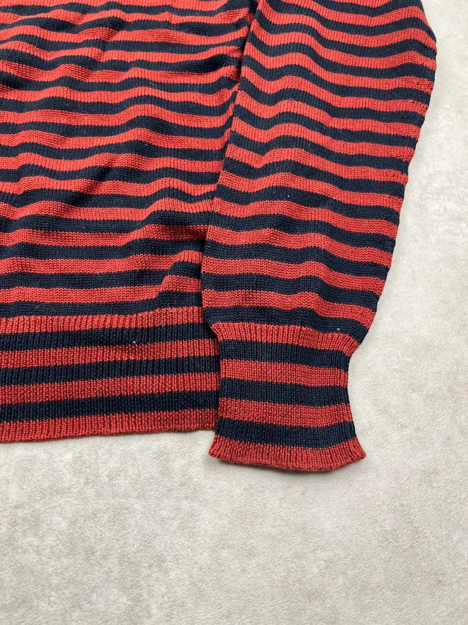 Dries Van Noten Orange& Blue Striped Sweater ybFvvBT 6