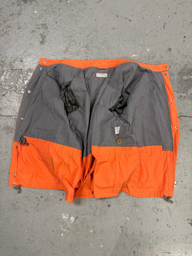 Dries Van Noten Orange Nylon Cargo Light Jacket JOKmLMq 6