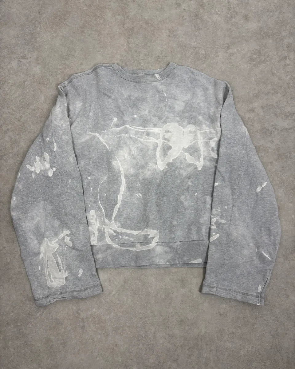 Dries Van Noten Oversized Grey Abstract Sweater qDbvQaf 0