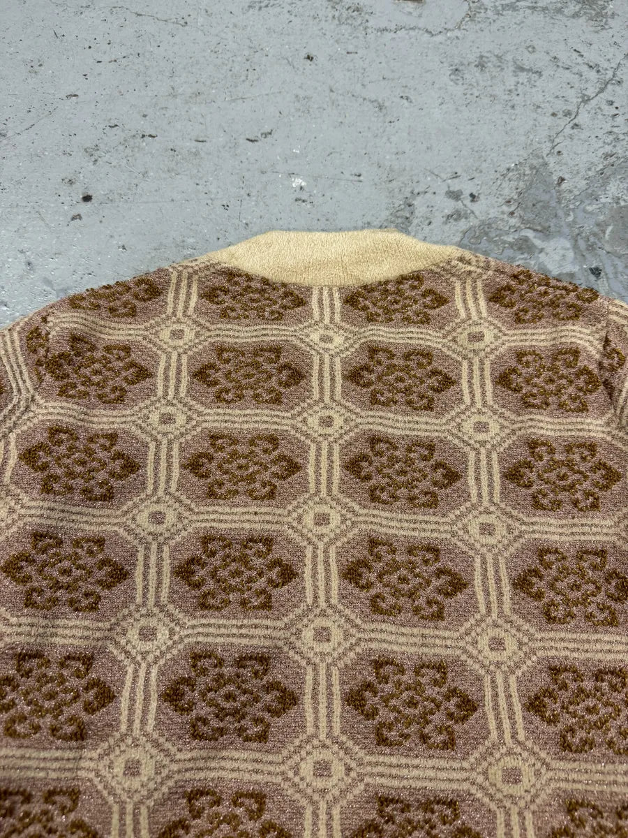 Dries Van Noten Pattern Creamy Zip-up Sweater eKcHsdI 5