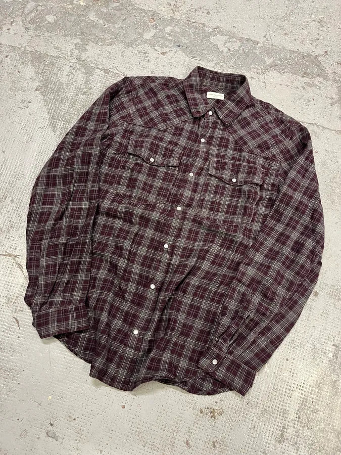 Dries Van Noten Red & Green Checked Western Shirt IPrEAFI 3