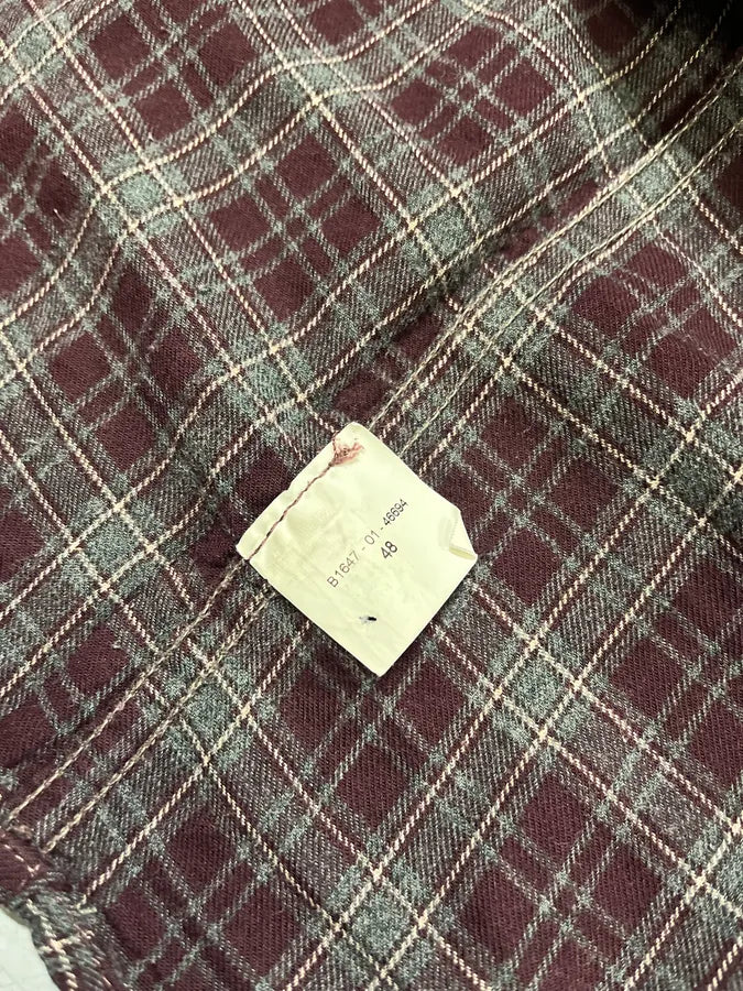 Dries Van Noten Red & Green Checked Western Shirt IPrEAFI 9