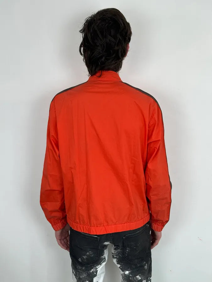 Dries Van Noten Red Striped Sleeve Windbreaker Jacket NEITWON 2